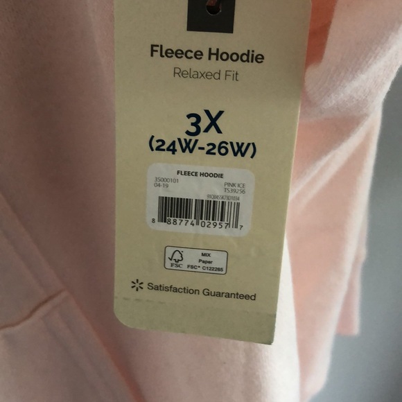 Terra & Sky Soft Pink Hoodie - Picture 3 of 4